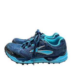 Brooks Cascadia 7 Trail Running Shoes Blue Size 8.5